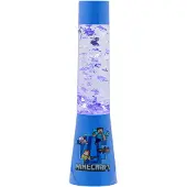Paladone Minecraft Flow-lampe / Minecraft glitterlampe med undervannstema