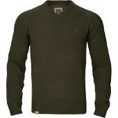 Härkila Vincent Merino V-hals genser Herre Rosin 3XL