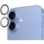 PanzerGlass Hoops - Linsebeskytter for mobiltelefon - gjennomsiktig - for Apple iPhone 16, 16 Plus