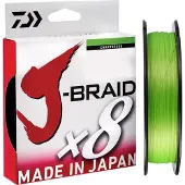 Daiwa J-braid 8 Flettet Fiskesnøre 150 M
