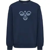 Hummel Collegegenser - HmlJR - Dress Blue/Flint Stone - - 5-6 år (110-116) - Collegegenser