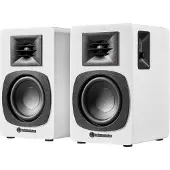 Audio-Technica AT-SP3X, 2-veis, 2.0 kanaler, Ledning & Trådløs, 30 W, 55 - 20000 Hz, Hvit