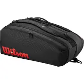 Wilson Clash v3 Super Tour racketbag 15-pakke, svart