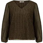 Deeluxe Ellina Langermet Bluse