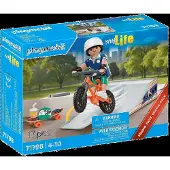 Playmobil Snowboarder Med Rampekonstruksjonsspill