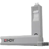 Lindy 40427, Portblokkering + nøkkel, USB Type-C, Hvit, 5 stykker, 10 g
