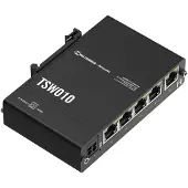 Teltonika TSW010 nettverkssvitsj 5 x 10/100 Mbps, DIN-skinne, passiv PoE