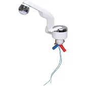 BARWIG 20000-230 enkelt blandebatteri med slange tilkobling 120 mm hvit/krom