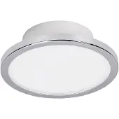 LIGHTME LED-taklampe Aqua Ø14,7 cm i krom