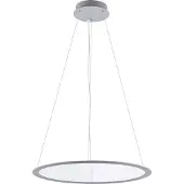 Deko-light LED-hengelampe PANEL, grå, Ø 63 cm, metall, CCT, dimbar, 50 W
