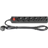 Adam hall EU Power Strip with On/Off Switch 6 Sockets
