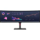 Lenovo ThinkVision P49w-30 - LED-skjerm - kurvet - 49" - 5120 x 1440 UltraWide Dual QHD @ 60 Hz - IPS - 350 cd/m² - 2000:1 - DisplayHDR 10 - 4 ms -...