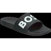 BOSS for man. 50536835 Flip-flops Aryeh black (45), Flat, None, Beachwear