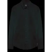 Armani Exchange for man. 8NZC31ZN28Z1200 Sport shirt black (L), Casual, Party, Cotton, Classic, Long sleeve