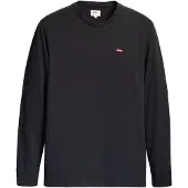 Levi's for man. 72848-0009 Housemark T-shirt black (M), Casual, Cotton, Long sleeve