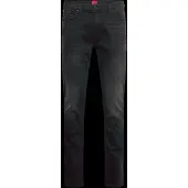 HUGO for man. 50524229 Extra slim fit jeans in deep black stretch denim (36/34), Casual, Organic Cotton, Sustainable