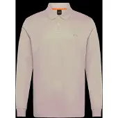 BOSS for man. 50527525 Interlock polo shirt beige (M), Casual, Cotton, Classic, Long sleeve