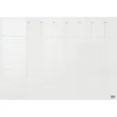Nobo A3 Mini Akryl Tavleplanlegger Hvit