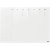 Nobo Glass notatplate Ukeplanlegging 43x56cm, 430 x 560 mm, Glass, Magnetisk