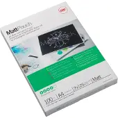 GBC Lam Pouch A4 2X125 mic Matt - 100-pack - matt - A4 (210 x 297 mm) lamineringspunger