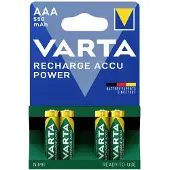 Varta - Batteri 4 x AAA - NiMH - (oppladbart) - 550 mAh