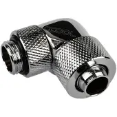 Alphacool Eiszapfen Connector Series 90° Socket 13/10mm - Armatur for væskekjølesystem - krom