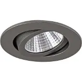 Brumberg innfelt spot Tirrel-R, fatning GU10, matt titan