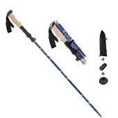 INF Turstav i 5 seksjoner med justerbar lengde Blue