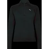Puma RUN VELOCITY CLOUDSPUN Quarter-Zip Top Women, Clothing, Black, M