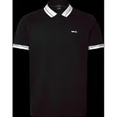 BOSS for man. 50559369 Polo Member black (L), Casual, Cotton, Short sleeve