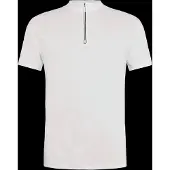 BOSS for man. 50559790 Spirit70 QZ polo shirt in white (S), Casual, Cotton, Short sleeve