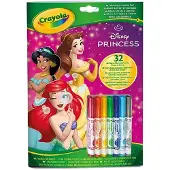 Crayola Aktivitetsuke m. Tusjer - 32 sider - Disney Princess - - OneSize - Aktivitetsbok