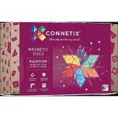 Connetix Magnetsett - 30 Deler - Rainbow Geometripakke - - OneSize - Magnetisk leketøy