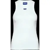 HUGO Easy 10257055 Blue Ermeløs T-skjorte