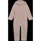 Huttelihut Vårdress - Ullfleece - Camel Melert m. Ører - - 62 - Vårdress