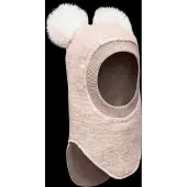 Huttelihut Balaclava - Ull/Bomull - 2-lags - BIG Bear - Sand Meg - - 0-1 år (50-80) - Balaclava - dobbel
