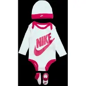 Nike Gaveeske - Body I/e/Lue/Sokker - Futura - Rush Rosa - - 6-12 md - Langermet Body