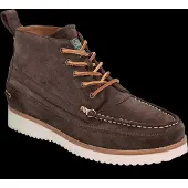 Ralph Lauren for man. 812945353002 Brown suede Ranger work boots (43), Flat, Laces, Casual