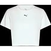 Puma Train All Day Essentials Baby Tee Women, Clothing, White, L