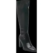 Wonders for woman. M-5150_5121_5792 Black Treze boots (41), Leather, 3 to 5 cm, Zip, Casual