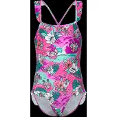 Speedo Learn To Swim Printed Frill Thinstrap Badetøy