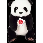 Teddy HERMANN® Sittende Panda Bamse 28 Cm