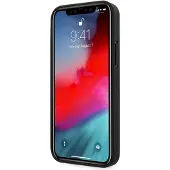 BMW læretui med preging for iPhone 12 / iPhone 12 Pro - svart