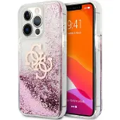 GUESS GUHCP13XLG4GPI iPhone 13 Pro Max 6,7" rosa/rosa hardcase 4G Big Liquid Glitter