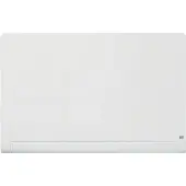 Nobo Diamond - Whiteboard - veggmonterbar - 1264 x 711 mm - herdet glass - magnetisk - hvit