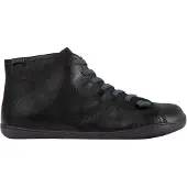 Camper for man. 36411-109 Peu Cami leather ankle boots black (39), Flat, Zip, Casual