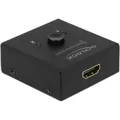 DeLOCK HDMI 2 - 1 bryter toveis 4K 60 Hz kompakt