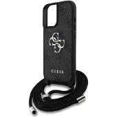 GUESS Pu 4g Metal Logo Crossbody Strap Iphone 16 Telefondeksel