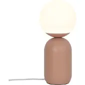 Nordlux Bordlampe Notti av metall og glass, terrakotta