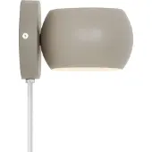 Nordlux Vegglampe Belir opp/ned med stikkontakt, brun